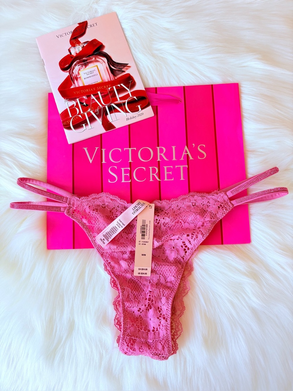🩷🩷Victoria’s Secret shine strap panty (M)🩷🩷
